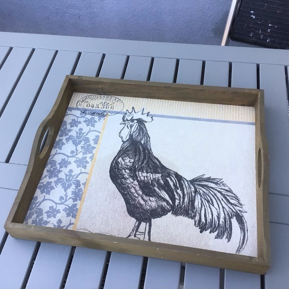 Wood serving tray - Picture 4 of 8